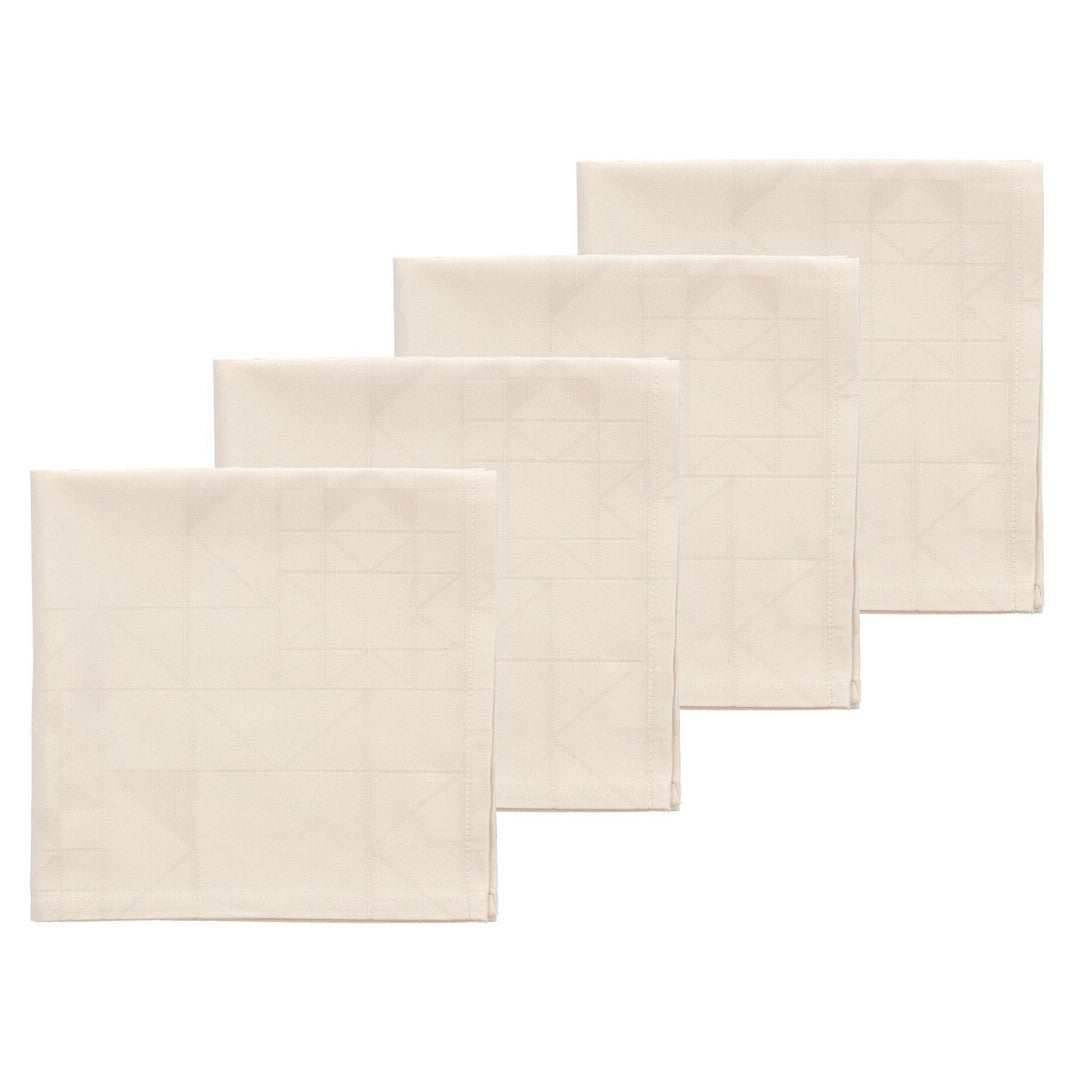 Södahl Star tygservetter beige 45 x 45 cm - 4 st.