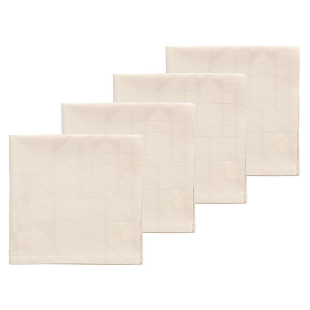 Södahl Star tygservetter beige 45 x 45 cm - 4 st.