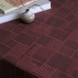 Squares and Frames Dammig Röd - Textilvaxduk 140 cm