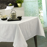 Stacy Damast damastduk - 150 x 350 cm - Vit