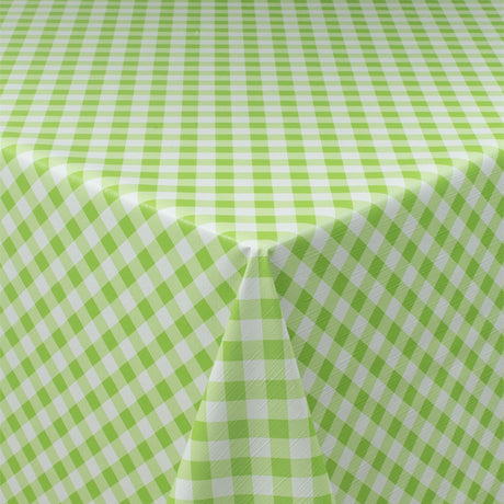 Tern Struktur Grön/vit, vaxduk med rutor och präglad yta