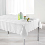 Tokio Jacquard Vit 140x300 cm – Damastduk med fläckskydd