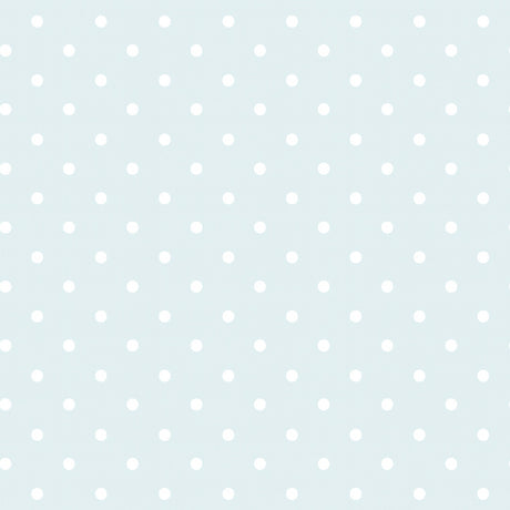 Transparent Dots  – Transparent vaxduk med vita prickar