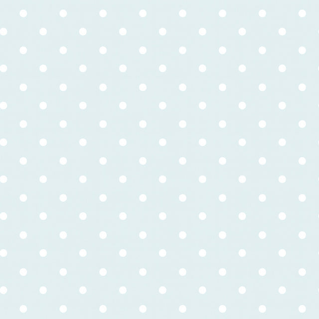 Transparent Dots  – Transparent vaxduk med vita prickar
