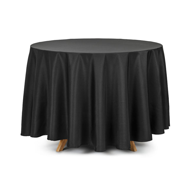Vento – Enfärgad rund tygduk Ø230 cm, Svart