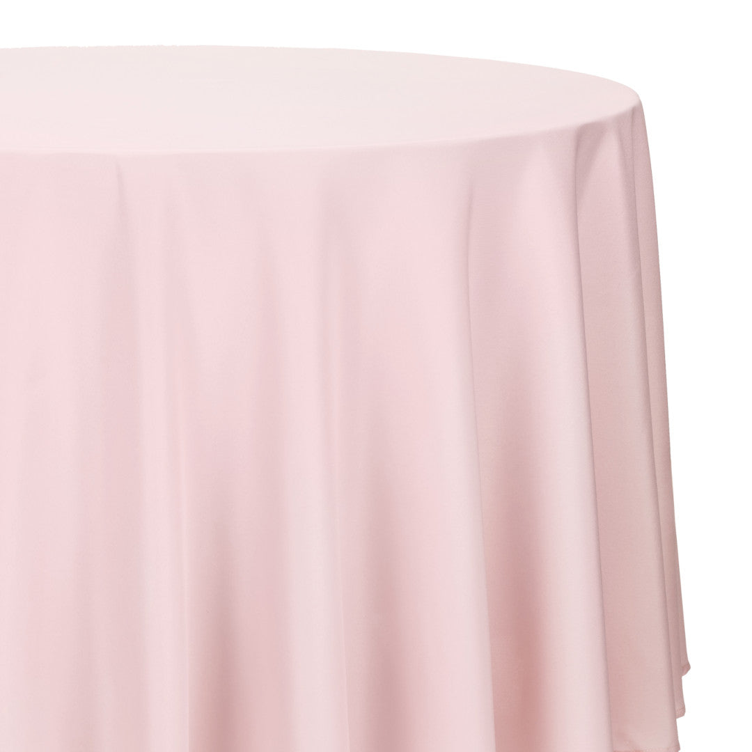 Vento – Enfärgad rund tygduk Ø230 cm, Dusty Pink närbild