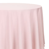 Vento – Enfärgad rund tygduk Ø230 cm, Dusty Pink närbild
