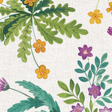 Vildklöver - Vaxduk med blommor och örter, närbild