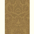 Visconti extra bred jacquard vävd textilvaxduk, gyllenbrun, 160 cm bred