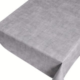 Linen Look Beton – Enfärgad vaxduk i linnelook med präglad yta, mönster