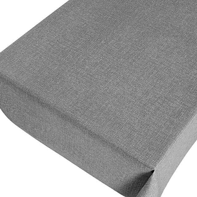 Linen Look Stone – Enfärgad vaxduk i linnelook med präglad yta, mönster