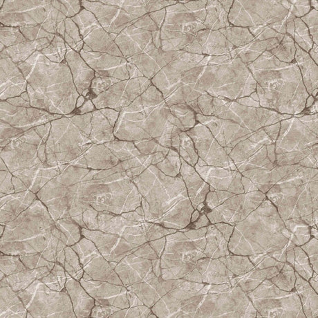 Vaxduk med marmorlook - Beige