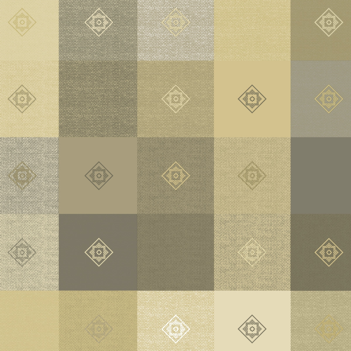 Victor Beige, vaxduk med rutor