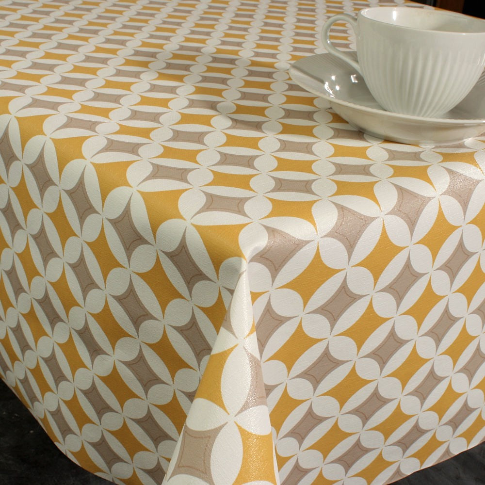 Vaxduk - Amera Grå och Gul