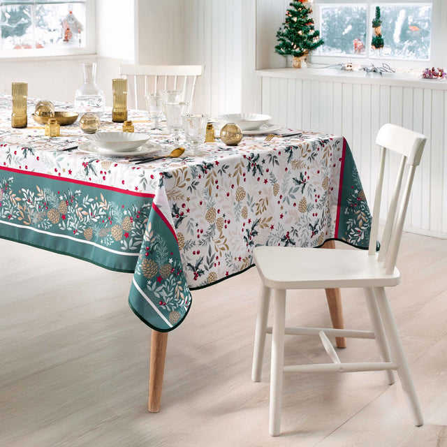 Westy Grön – Julduk med fläckavvisande behandling 150 x 240 cm
